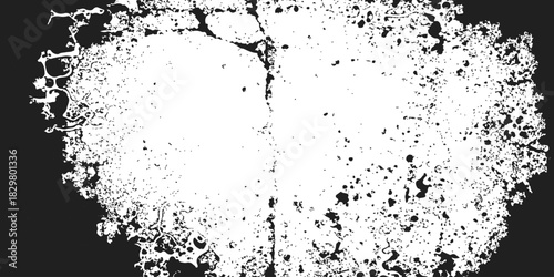 Wallpaper Mural Abstract distressed speckled grunge texture overlay design effect isolated on white background Torontodigital.ca