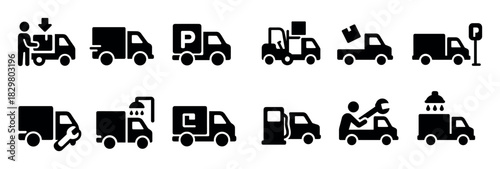 Truck Activity Icons