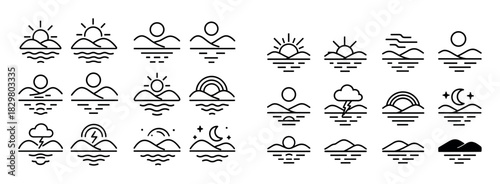 Lake View Icons