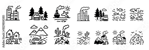 Environmental Impact Icons