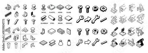 Mechanical and material symbols guide