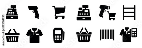 Supermarket Icon Set