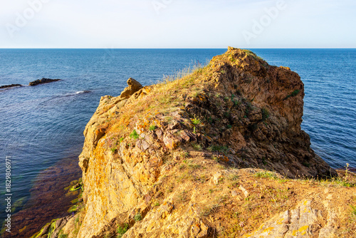 Ahtoto Cape beautiful view between Ahtopol and Sinemorets on the Southern Bulgarian Black Sea Coast