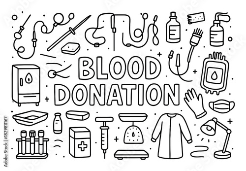 Blood Donation Doodle