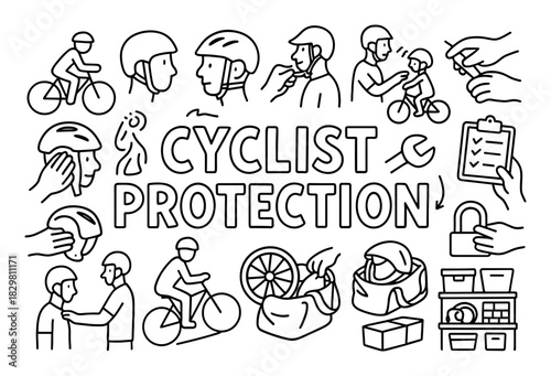 Cyclist Protection Doodle