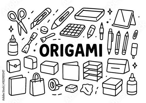 Origami Tools Doodle