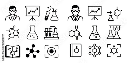 Hydrocarbon Research Icons