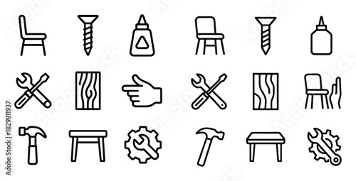 Furniture Repair Icons