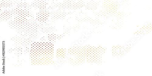 Abstract halftone background with square dots pattern design and digital texture for a modern art web banner template