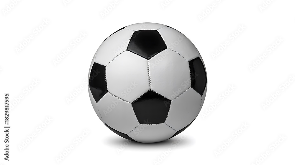 Naklejka premium Soccer ball isolated on white background 