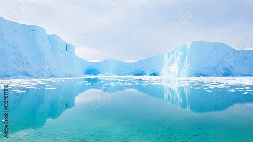 Wallpaper Mural Icebergs in calm water Torontodigital.ca