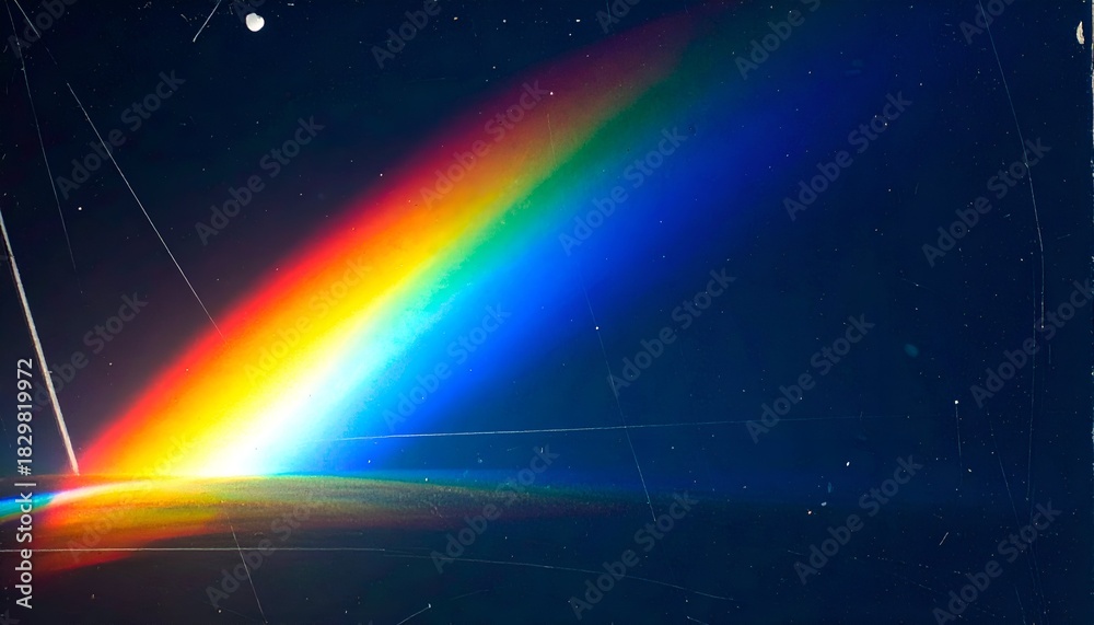 Obraz premium Prismatic Light Dispersion - A Spectrum of Colors.