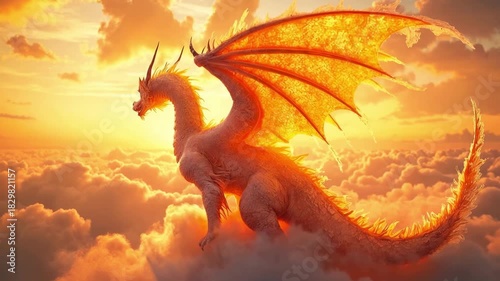 Celestial Dragon Resting on the World’s Edge