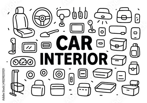 Car Interior Icons