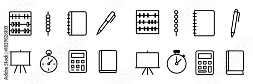 Minimalist Math Icons