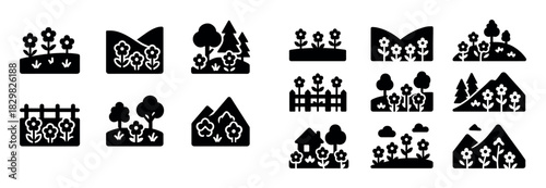 Flower Meadow Icons
