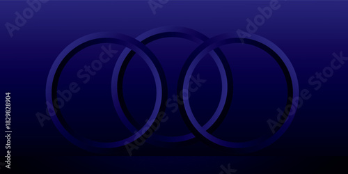 Minimalist blue premium abstract background with luxury dark geometric elements. Exclusive wallpaper design for poster, brochure, presentation.eps 10