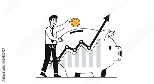 Business Growth and Financial Success Concept