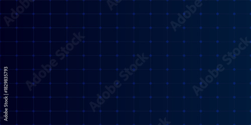 Digital hud grid futuristic technology overlay blue background. vector editable