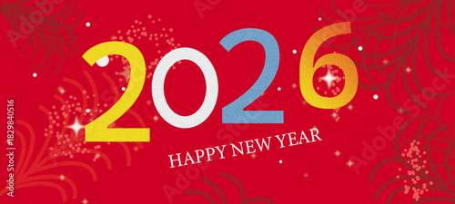 Merry Christmas and Happy New Year Set of greeting card, poster, holiday cover. Modern Xmas