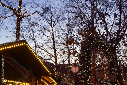 Christmas market in the city center