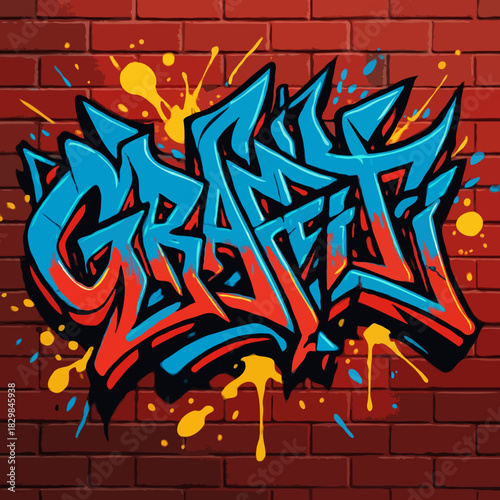 graffiti on the wall