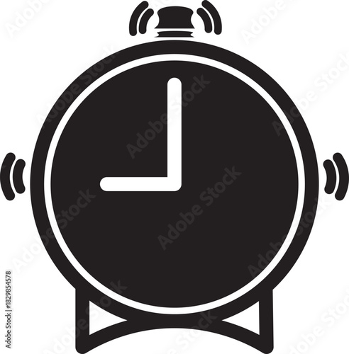 Alarm clock icon set. Alarm clock icon line style. alarm clock icon sign. clock icon set vector