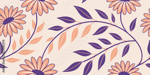 Soft Sunset Color Gradient Seamless Pattern for Calming Web Aesthetic Backgrounds