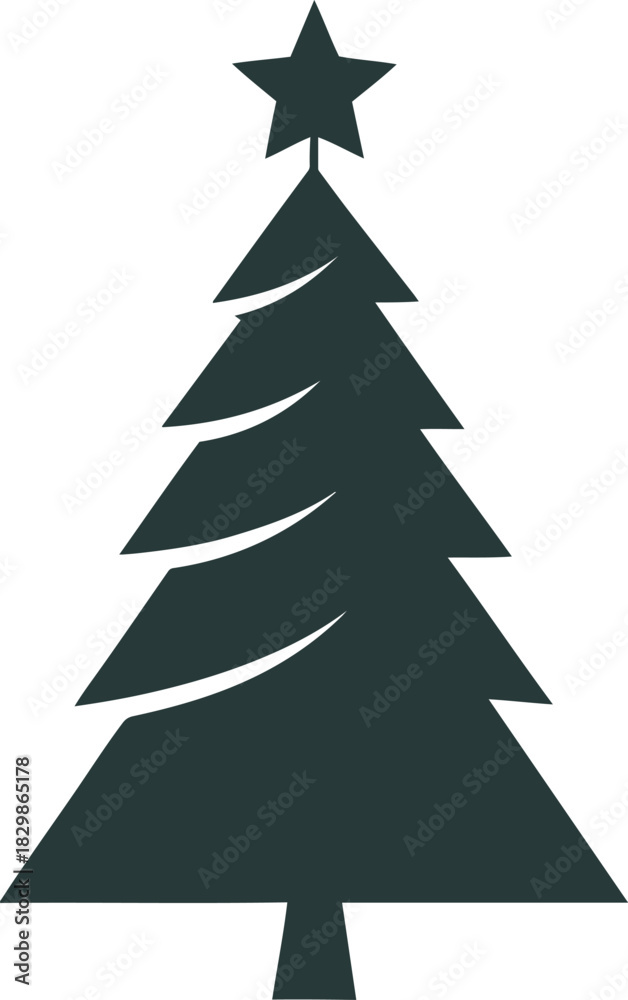 Obraz premium Christmas House with Chimney Smoke Illustration
