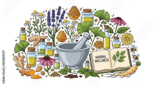 Vector Herbal Wellness – Natural Remedies and Holistic Healing
