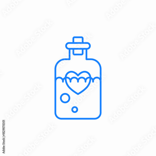 love elixir icon sign vector