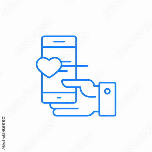 love romantic message icon sign vector