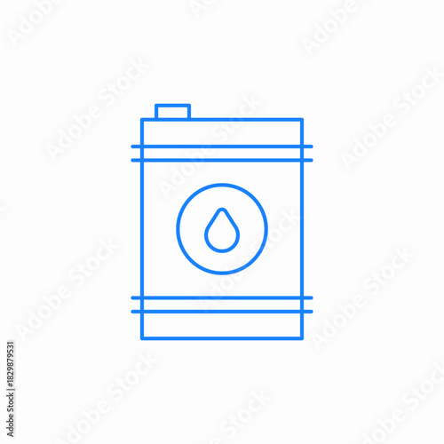 oil barrel icon sign vector