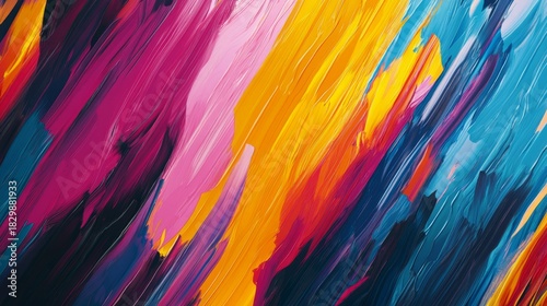 Colorful abstract paint background with vibrant swirls and textures for creative designs