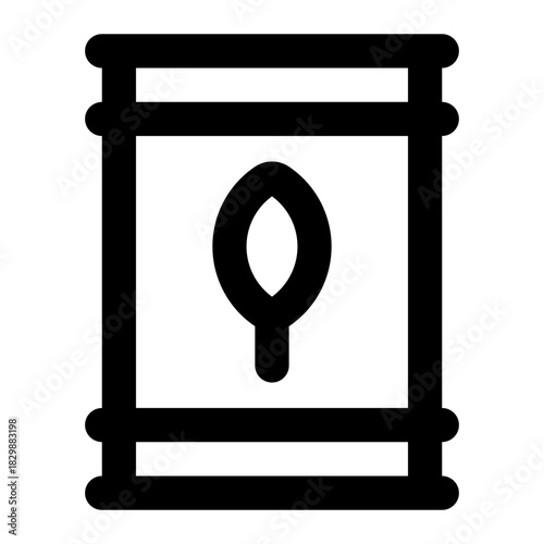 biofuel icon for illustration