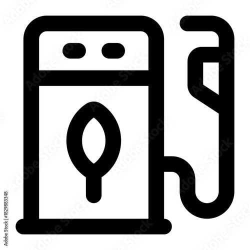 gas station icon for illustration