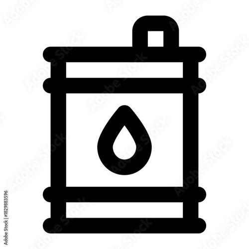 oil tank icon for illustration