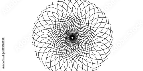 elegant abstract black wave lines forming fluid motion on a simple white background vector artwork.
