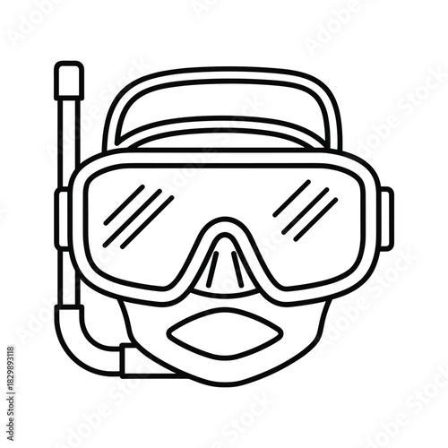 Fish Anatomy Diagram Outline Illustration