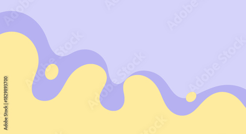 Abstract Pastel Waves Background.