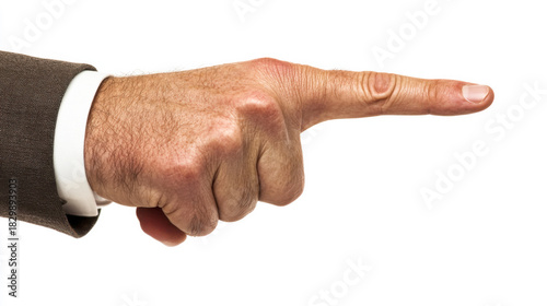 Hand gesture signaling attention during a business meeting with a focus on communication and authority