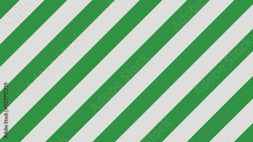A diagonal pattern of alternating green and white stripes creating a visually striking background effect