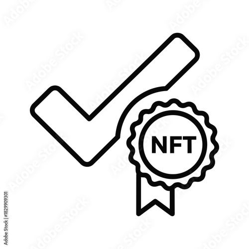 NFT Verified Checkmark and Badge Icon