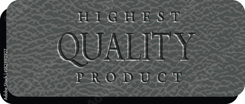 Leather tag vector illustrator 