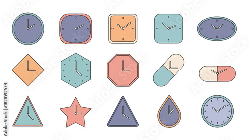 Alarm clock icon showing time management and schedule, isolated on white background