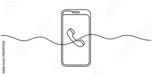 Continuous one line drawing of a lone hiker with a backpack gazing at majestic mountains. concept of adventure, travel, and exploration in wild nature. Vector, illustration