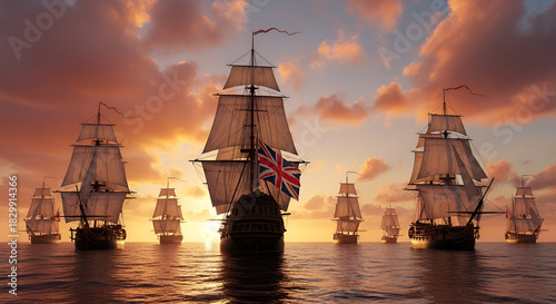 Australia Day (January 26) - A national holiday commemorating the 1788 arrival of the First Fleet. The iconic Australian flag merges with the ships of
