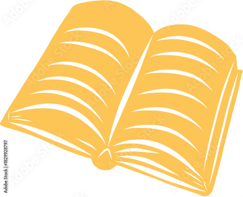 Simple Doodle Hand-Drawn Holy Bible Book Sketch