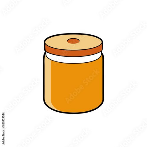 baby food jar vector clip art for web and graphic design