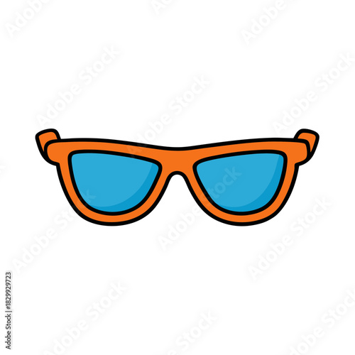 beach sunglasses vector clip art for web and graphic design
